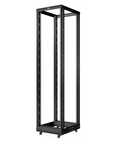 RA-42U-1000-BK (10160c). Открытая стойка 19, 42U, двухрамная, усиленная, цвет черный. CABEUS в Кургане