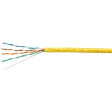 UTP-4P-Cat.5e-SOLID-YL (7251c). Кабель «витая пара» (LAN) для структурированных систем связи. CABEUS