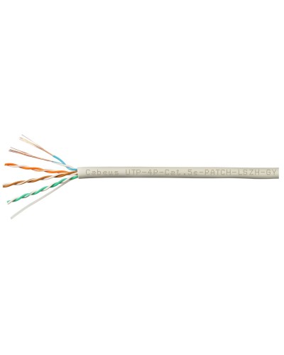 UTP-4P-Cat.5e-SOLID-GY-LIGHT-100 (9995c-5). Кабель «витая пара» (LAN) для структурированных систем связи. CABEUS в Кургане