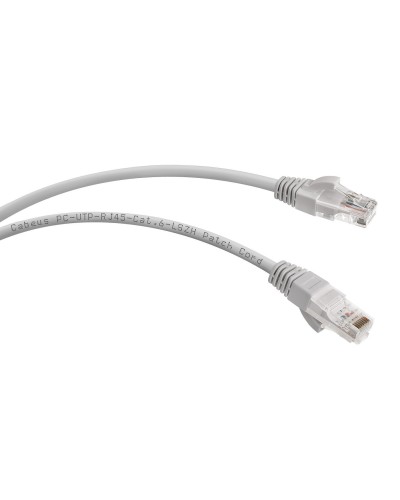 PC-UTP-RJ45-Cat.6-0.3m-LSZH (8875c), серый. Патч-корд медный. CABEUS в Кургане