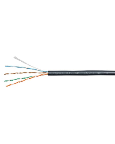 UTP-4P-Cat.5e-SOLID-LSZH-BK (9781c). Кабель «витая пара» (LAN) для структурированных систем связи. CABEUS в Кургане