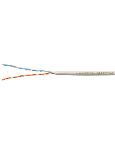 UTP-2P-Cat.5e-SOLID-LSZH-GY-500 (11213c). Кабель «витая пара» (LAN) для структурированных систем связи. CABEUS в Кургане