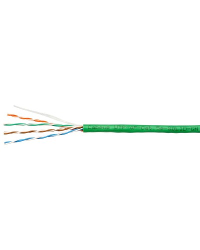 UTP-4P-Cat.5e-SOLID-LSLTx-GN-100 (10990c-5). Кабель «витая пара» (LAN) для структурированных систем связи. CABEUS в Кургане