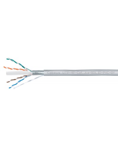 UTP-4P-Cat.6a-SOLID-PVC-GY (11373c). Кабель «витая пара» (LAN) для структурированных систем связи. CABEUS в Кургане