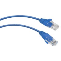 PC-UTP-RJ45-Cat.5e-0.15m-BL-LSZH (9526c), синий. Патч-корд медный. CABEUS