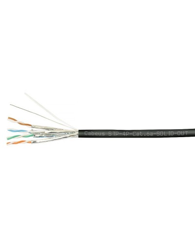 STP-4P-Cat.6a-SOLID-OUT-LSZH-UV (7198c). Кабель «витая пара» (LAN) для структурированных систем связи. CABEUS в Кургане