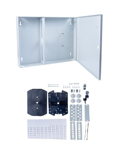FO-WL-16-SC/2LC/FC/ST-FP-K (12302c). Бокс оптический настенный. CABEUS в Кургане