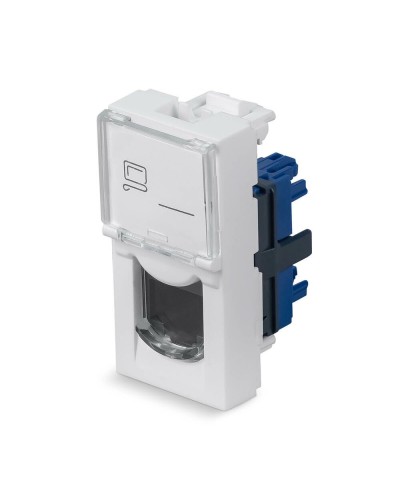 KJ-RJ45-Cat.6-180T-FP-L-22,5 (11840c): Вставка Keystone Jack RJ-45 в Кургане