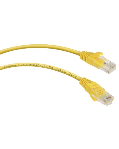 PC-UTP-RJ45-Cat.6-0.5m-YL (8704c), желтый. Патч-корд медный. CABEUS в Кургане