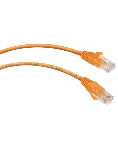 PC-UTP-RJ45-Cat.5e-3m-OR-LSZH (9524c), оранжевый. Патч-корд медный. CABEUS в Кургане