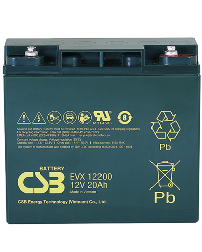 CSB EVX 12200. Аккумулятор герметичный свинцово-кислотный. CSB в Кургане