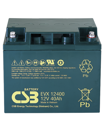 CSB EVX 12400. Аккумулятор герметичный свинцово-кислотный. CSB в Кургане