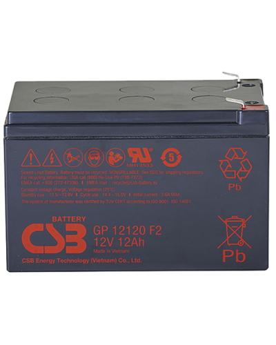 CSB GP 12120. Аккумулятор герметичный свинцово-кислотный. CSB в Кургане