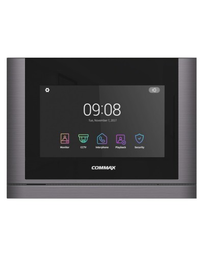 CDV-1024MA/VZ (темное серебро). Монитор видеодомофона цветной. Commax в Кургане