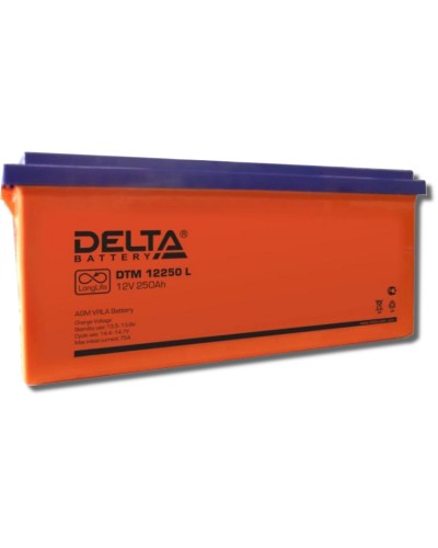 Delta DTM 12250 L. Аккумулятор герметичный свинцово-кислотный. Delta в Кургане