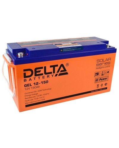 Delta GEL 12-150. Аккумулятор герметичный свинцово-кислотный. Delta в Кургане