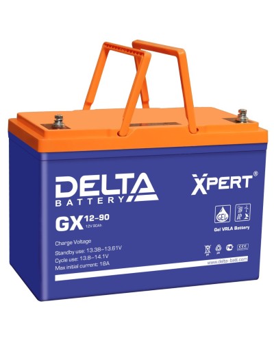 Delta GX 12-90. Аккумулятор герметичный свинцово-кислотный. Delta в Кургане
