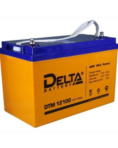Delta DTM 12100 L. Аккумулятор герметичный свинцово-кислотный. Delta в Кургане