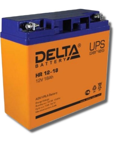 Delta HR 12-18. Аккумулятор герметичный свинцово-кислотный. Delta в Кургане