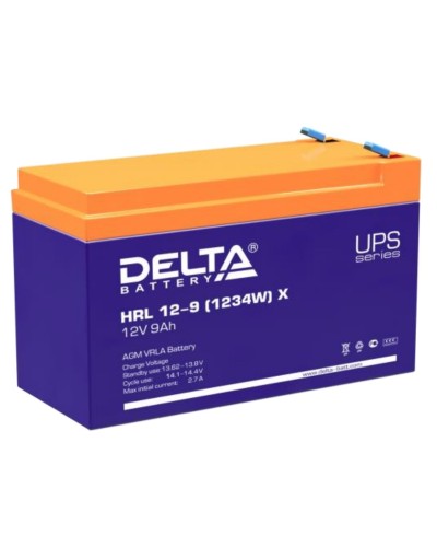 Delta HRL 12-9 X (1234W). Аккумулятор герметичный свинцово-кислотный. Delta в Кургане