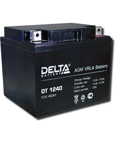 Delta DT 1240. Аккумулятор герметичный свинцово-кислотный. Delta в Кургане