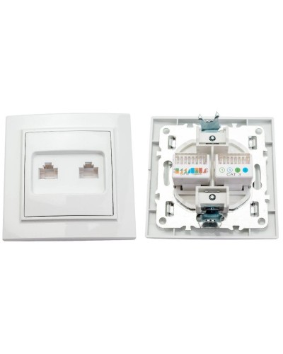 Минск Розетка RJ-45+Phone СП (ERK00-135-10). Розетка RJ-45+Phone СП. EKF в Кургане