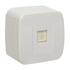 Минск Розетка RJ-45 1-местная ОП 1А (EGK01-035-10). Розетка RJ-45 1-местная ОП 1А. EKF