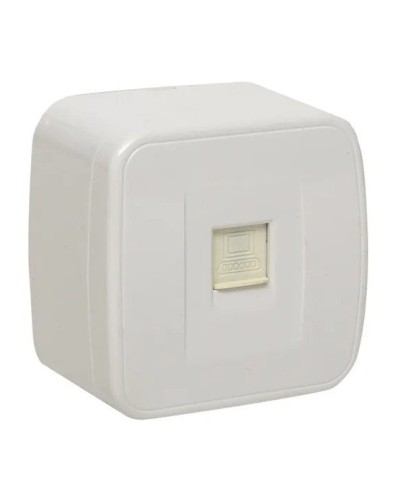 Минск Розетка RJ-45 1-местная ОП 1А (EGK01-035-10). Розетка RJ-45 1-местная ОП 1А. EKF в Кургане