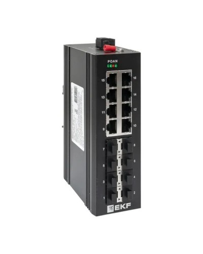 TSX-U-8GX/SFP-8GT. Промышленный неуправляемый коммутатор. EKF в Кургане