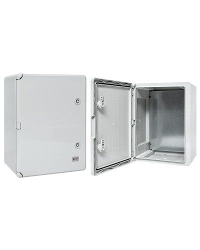 Бокс пластиковый с монтажной платой 500х400х180 IP65 PROxima (PB65MP006). Бокс пластиковый антивандальный. EKF в Кургане