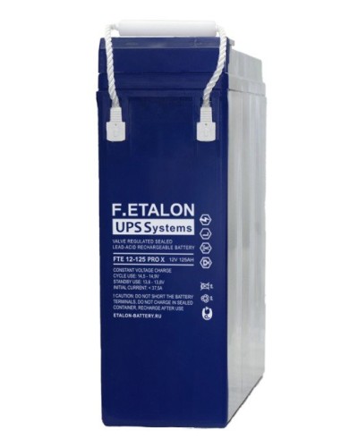 F.ETALON FTE 12-125 PRO X. Аккумулятор герметичный свинцово-кислотный. ETALON в Кургане