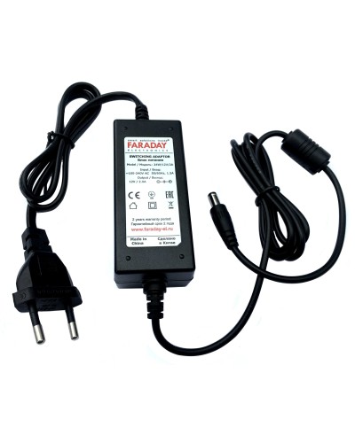24W/12V/2A. Импульсный блок питания в пластиковом корпусе. FARADAY в Кургане