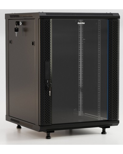 TWB-FC-1545-GP-RAL9004. Шкаф телекоммуникационный 19 настенный 15U. Hyperline в Кургане