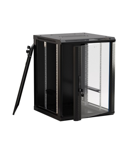 TWB-0445-GP-RAL9004. Шкаф телекоммуникационный 19 настенный 4U. Hyperline в Кургане