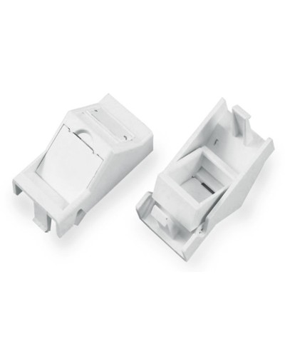 SIP2A-1K-M45-22.5. Вставка угловая 45x22.5 (аналог Mosaic) для 1 модуля формата Keystone Jack. Hyperline в Кургане
