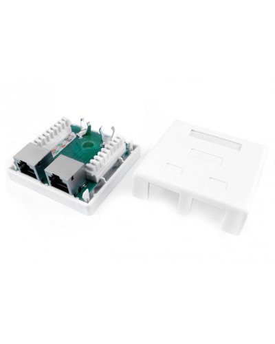 SB1-2-8P8C-C6-SH-WH. Розетка RJ-45. Hyperline в Кургане