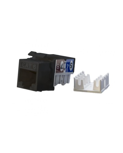 KJ9-8P8C-C6-90-BK. Вставка Keystone Jack RJ-45. Hyperline в Кургане