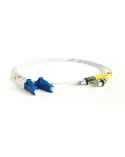 FC-D2-9A1-LC/UR-ST/UR-H-1M-LSZH-WH. Патч-корд волоконно-оптический ST-LC. Hyperline в Кургане