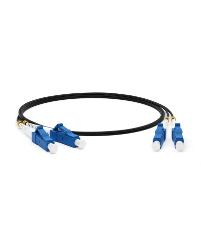 FC-D2-9-LC/UR-LC/UR-H-25M-LSZH-BK. Патч-корд волоконно-оптический одномодовый. Hyperline в Кургане