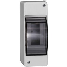 Корпус пластиковый КМПн 2/2 IP30 белый KREPTA 3 (MKP42-N-02-30-20). Щиток модульный с прозрачной дверцей, настенный. IEK