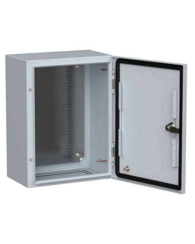 ЩМП-40.30.20 УХЛ1 IP66 400x300x200 TITAN 5 (TI5-10-N-040-030-020-66). Шкаф металлический с монтажной платой. IEK в Кургане
