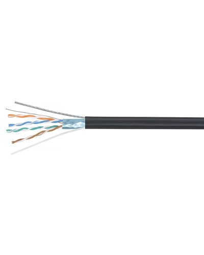 GENERICA F/UTP кат. 5E 100МГц 4 пары LDPE OUTDOOR трос 1,2мм черный (BC3-C5E04-359-305-G). Кабель «витая пара» (LAN) для структурированных систем связи. IEK в Кургане