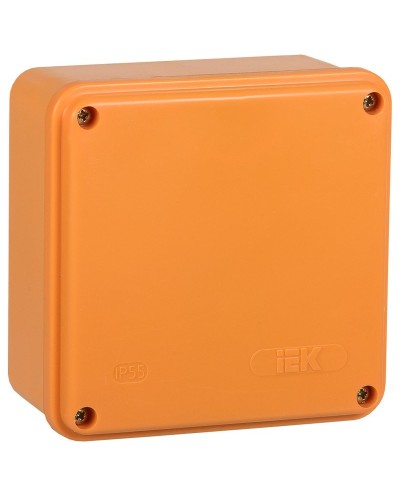 Коробка распаячная огнестойкая ПС 100х100х50 6P 4мм² IP44 гладкие стенки (UKF20-100-100-050-6-4-09). Коробка распаячная огнестойкая безгалогенная (HF). IEK в Кургане