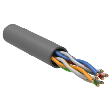 GENERICA U/UTP 5E 24AWG 4PR LSZH серый (BC1-C5E04-121-100-R-G). Кабель «витая пара» (LAN) для структурированных систем связи. IEK