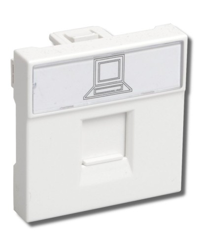РКИ-20-00-П RJ-45 UTP белая (CKK-40D-RI2-K01). Розетка информационная 2 модуля ПРАЙМЕР. IEK в Кургане