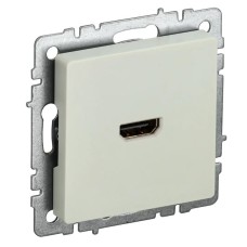 Розетка HDMI РHDMI-0-БрКр бежевый BRITE (BR-H10-K10). Розетка HDMI. IEK