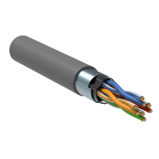 GENERICA F/UTP кат.5E 24AWG 4 пары LSZH серый (BC1-C5E04-321-305-R-G). Кабель «витая пара» (LAN) для структурированных систем связи. IEK