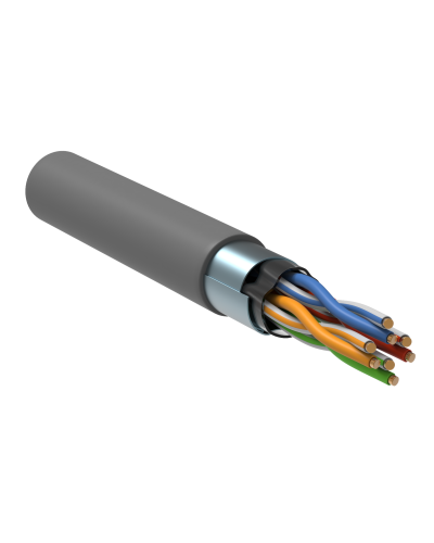 GENERICA F/UTP кат.5E 24AWG 4 пары PVC серый (BC1-C5E04-311-305-R-G). Кабель «витая пара» (LAN) для структурированных систем связи. IEK в Кургане