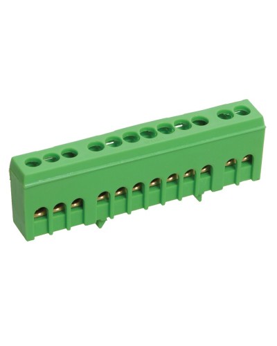 Шина PE земля ШНИ-6х9-10-К-З (YNN10-69-10KD-K06). Шина в корпусном изоляторе на DIN-рейку. IEK в Кургане