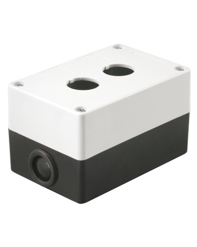 Корпус КП102 для кнопок 2 места белый (BKP10-2-K01). Корпус для кнопочных постов. IEK в Кургане